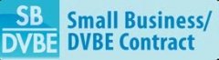 California DGS Small Business / DVBE Contract badge